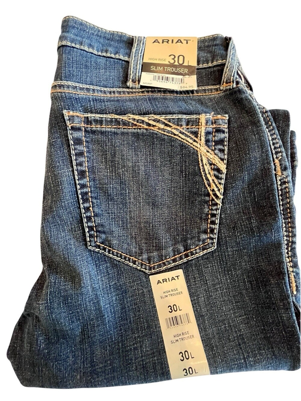 Ariat Jeans Womens Sz30L High Rise Slim Trouser Flare 3139.31